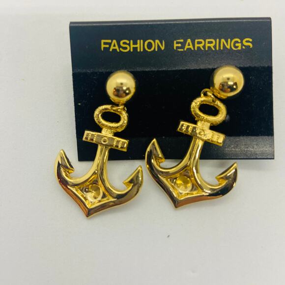 Nautical Anchor and Sailor Earrings - 2 Pairs - Picture 4 of 5